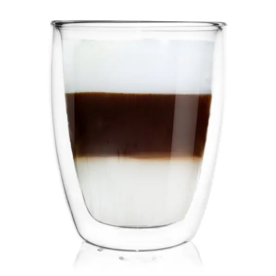 Nowy Szklanka Termiczna 330ml Z Podwójną Scianką Do Kawy Lumarko! Lumarko